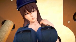 การ์ตูนโป็3D สาวตำรวจโชว์สยิวเรียกแขก นึกว่าคังคุไบกันเลยทีเดียว โคตรได้อารมณ์